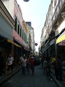 Streets of downtown Rio de Janeiro.  Photo Credit- CreativeCommons.org